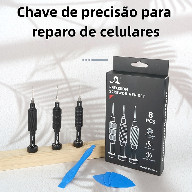Kit 8 Magnetic Precision Wrench Set Kit for Cell Phone iPhone Notebook Pc Tablet