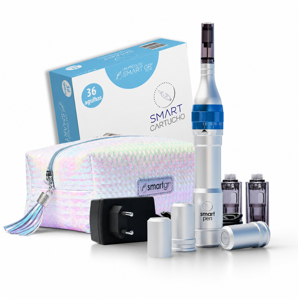 Derma Pen Caneta de Microagulhamento + Cartucho 36 Pontas - Smart Gr