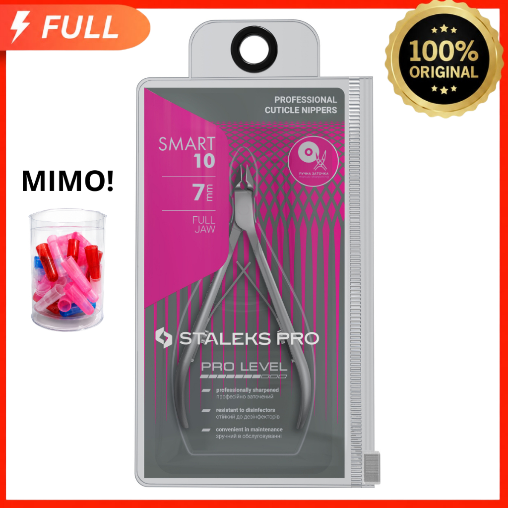 Staleks Alicate de Cuticula 10-7 Serie Smart 10 Super Afiado