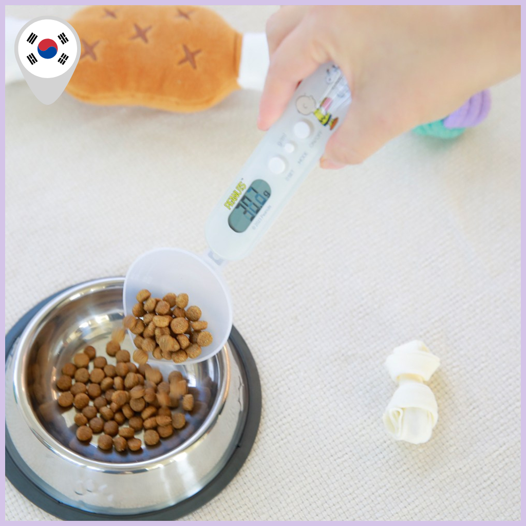 [SNOOPY] Colher Digital Para Balança De Alimentos Animais De Estimação-Ferramenta De Alimentação De Precisão Cães E Gato
