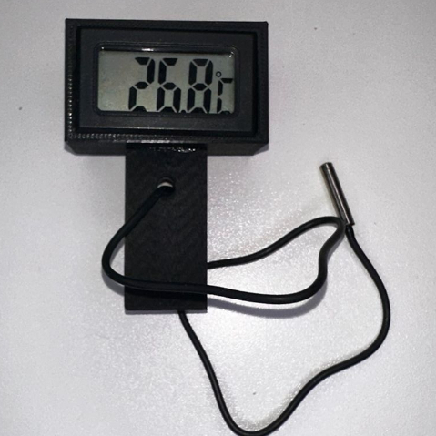 Moldura para termômetro digital para aquarios