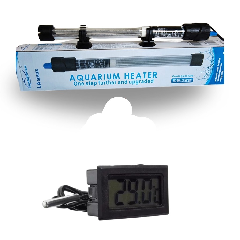 Kit Aquecedor 200w (220v) + Termometro Digital
