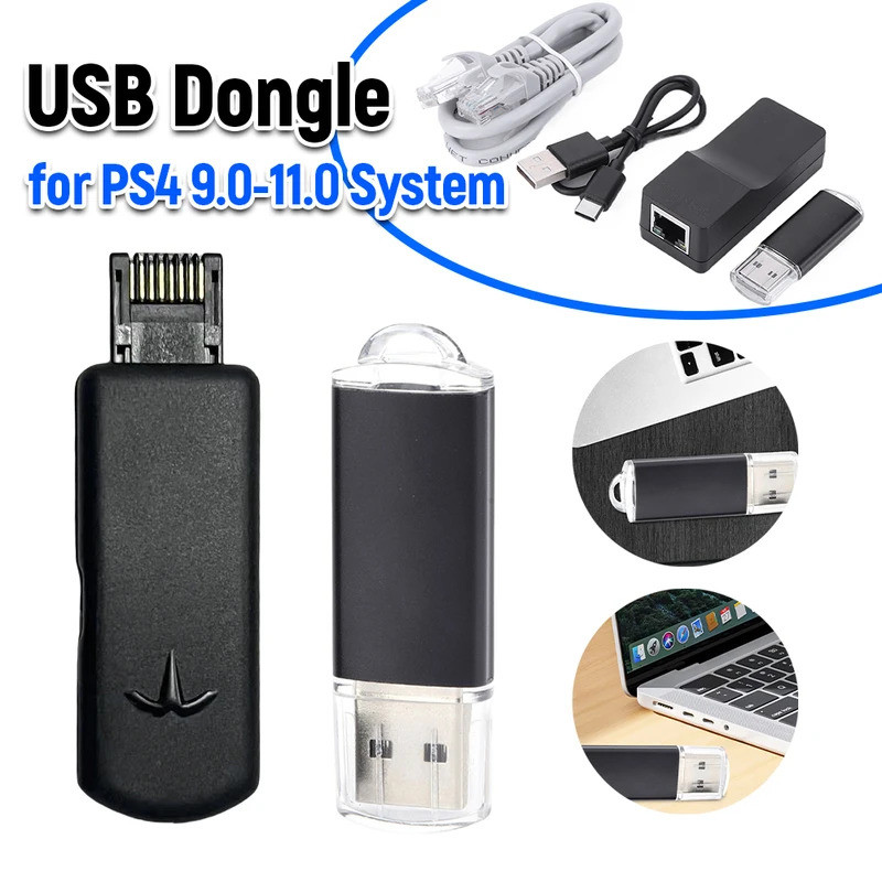 One-Key JB Tool Mod Kit USB Dongle JB USB Adapter Type-C Cable Kit JB USB Adapter for PS4/PS4 Pro/PS4 Slim FW 9.0-11.0 S