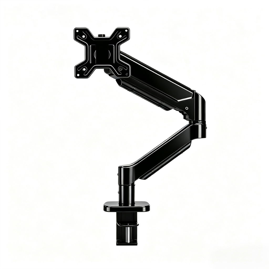 Articulated Support for 13 to 32 Monitors, Adjustable Gas Piston, Black