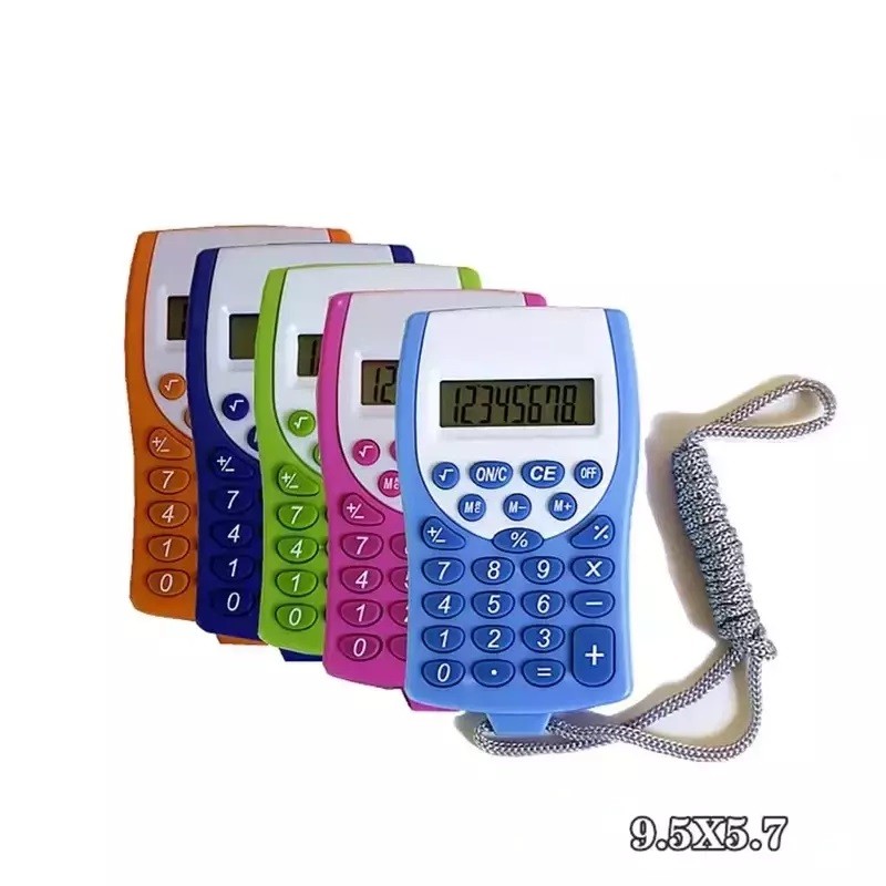 Mini Calculadora Bolso Estudante Pequena Portátil 08 Dígitos