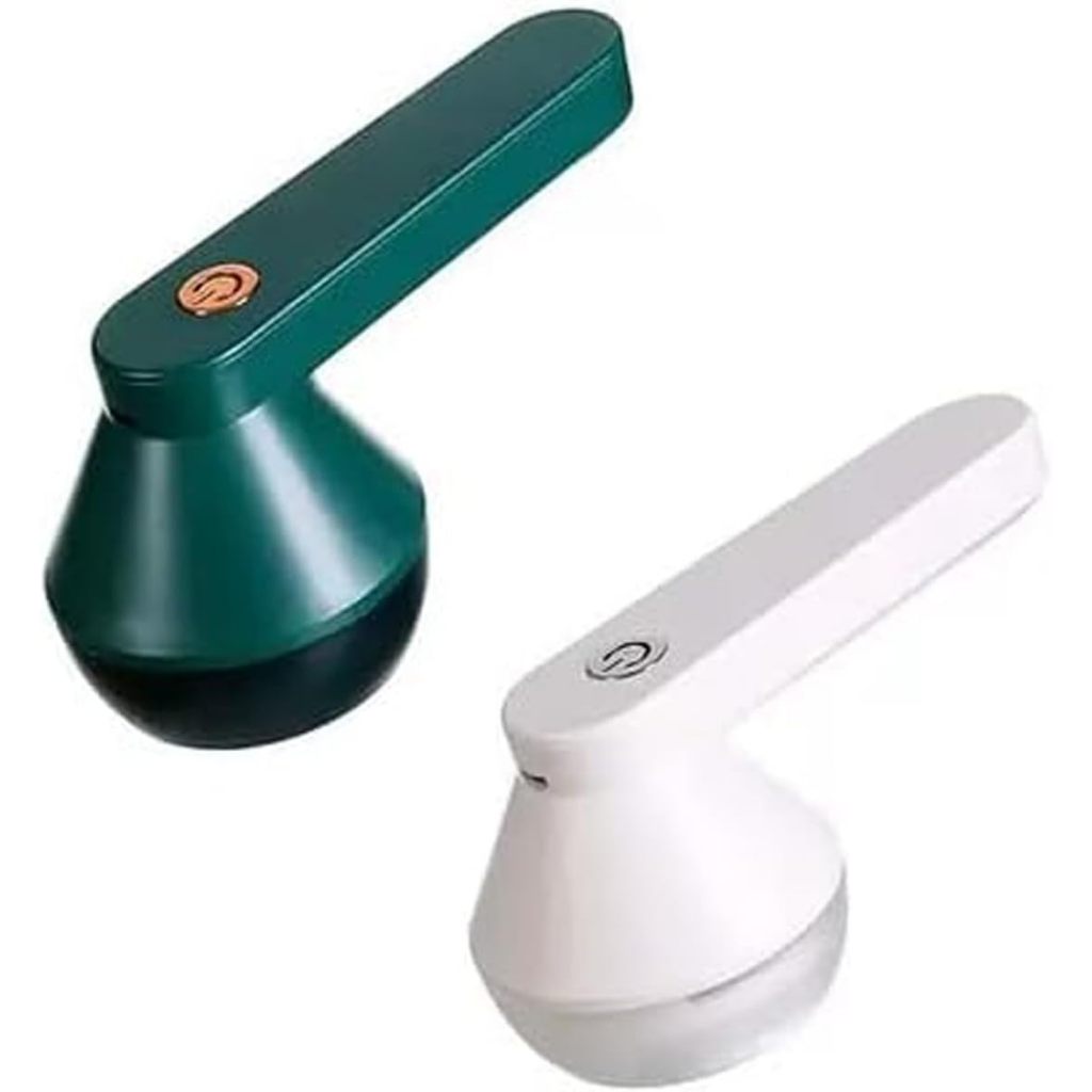Papa Bolinhas Elétrico Portátil Recarregável – Removedor de Fiapos para Roupas, Casacos e Tecidos, Lâmina Afiada Verde