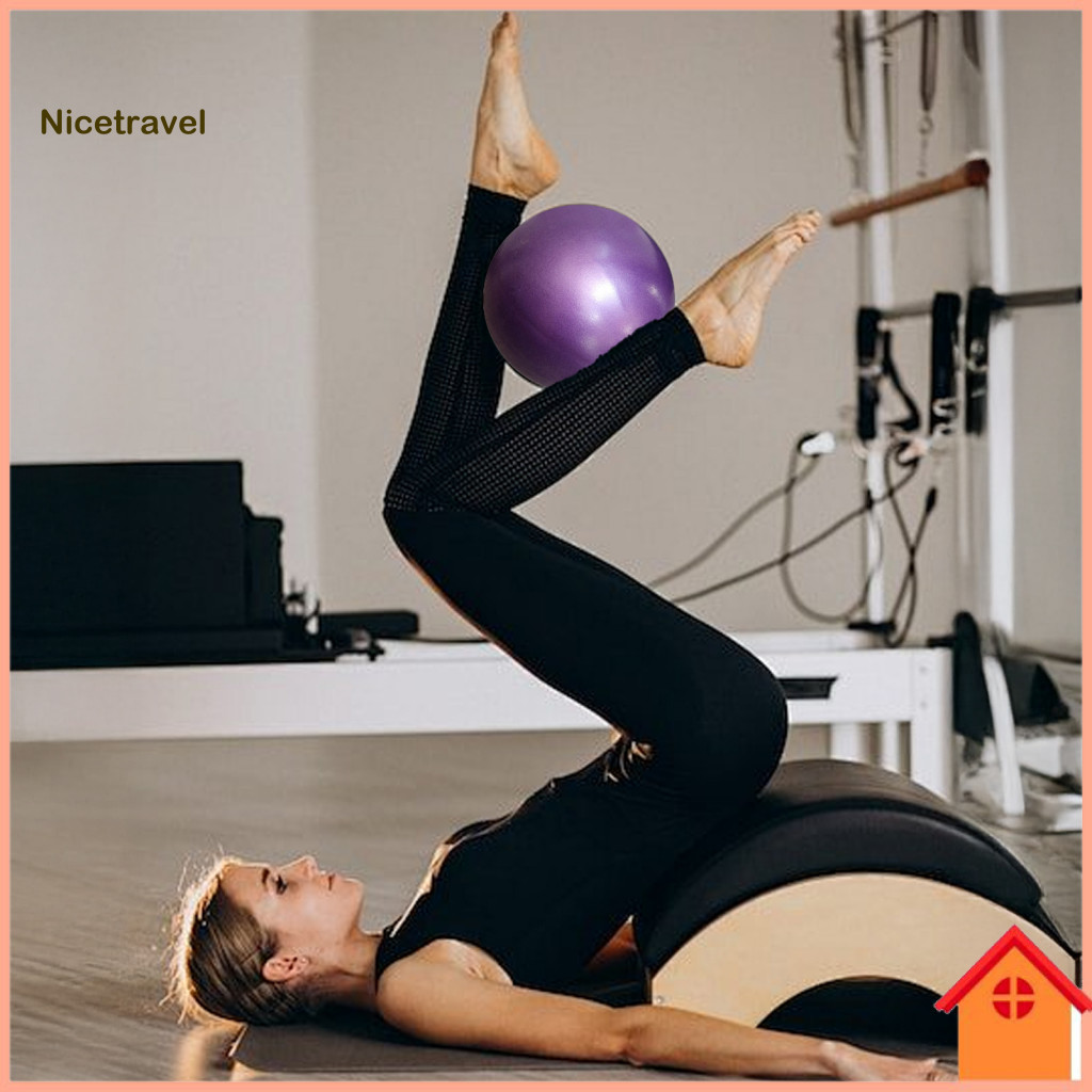 Anti-burst Yoga Ball Small Stability 25cm Mini Pilates Core Training Exercise Non-slip Fitness for Home Gym Physical for