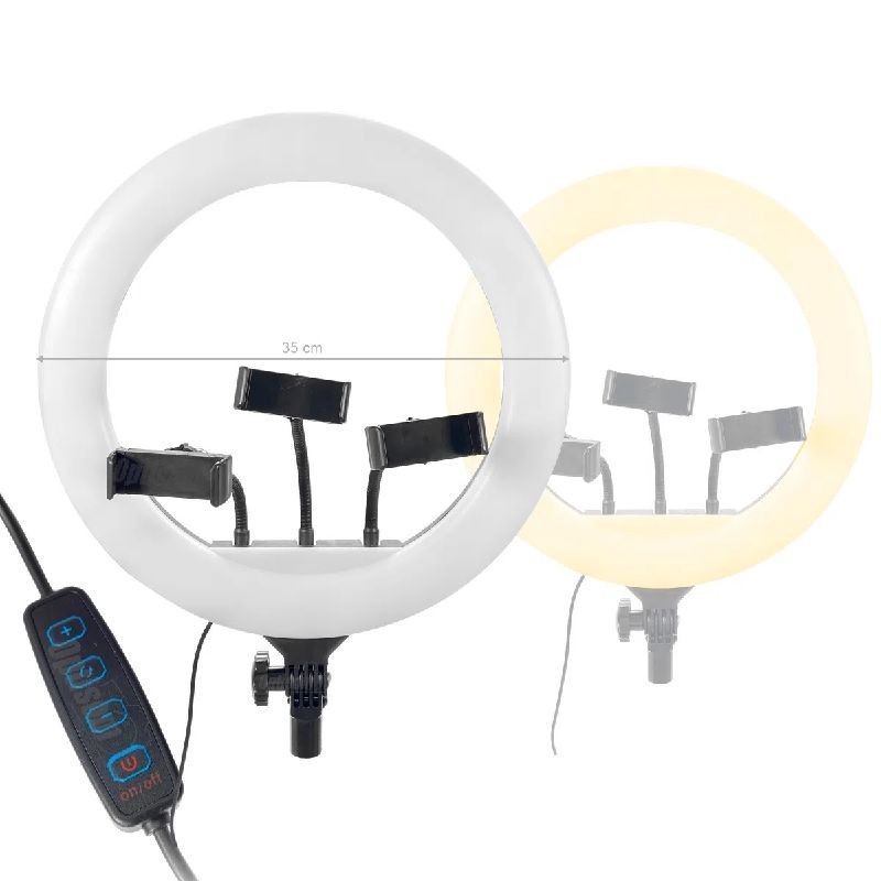 Suporte Smartphone Exbom Iluminador Ring Light 14