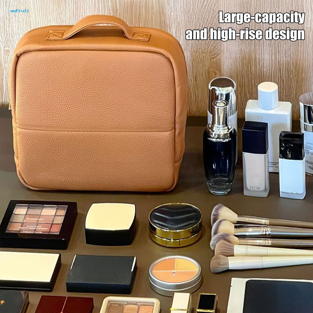 Waterproof Cosmetic Bag Multi-compartment Travel Makeup for Women Stand-up Organizer with Multiple Compartments Toiletry