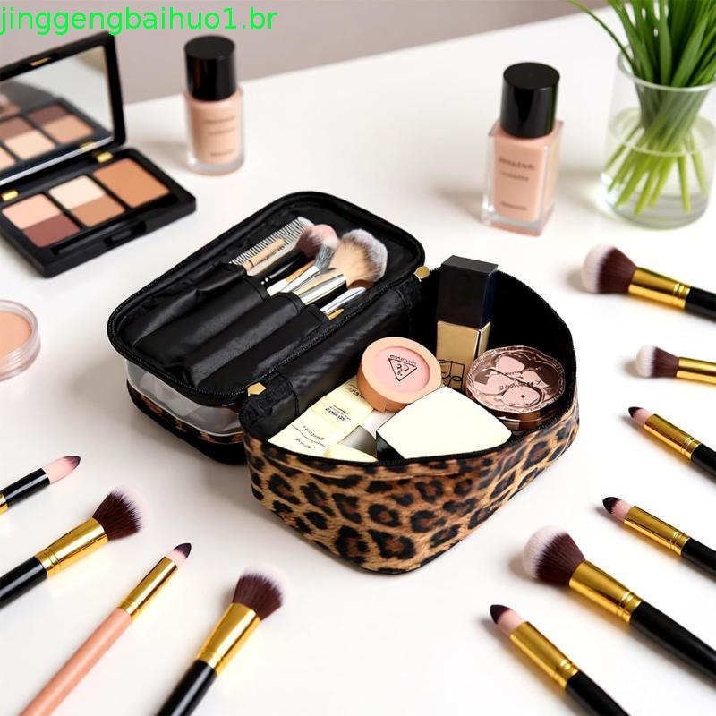 Double-layer Cosmetic Bag Makeup Bag Travel Makeup Bag Makeup Bags for Women Cosmetics Cases Portable Waterproof Foldabl