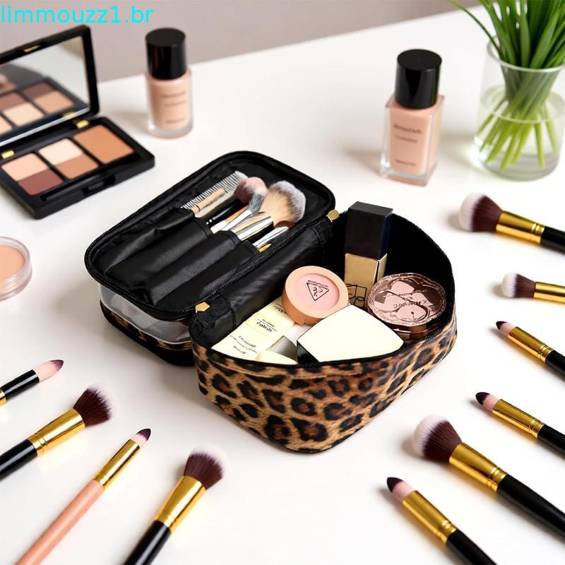 Double-layer Cosmetic Bag Makeup Bag Travel Makeup Bag Makeup Bags for Women Cosmetics Cases Portable Waterproof Foldabl