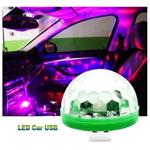 Mini Led Usb Carro Veicular Rgb Smartphone Celular Criativo