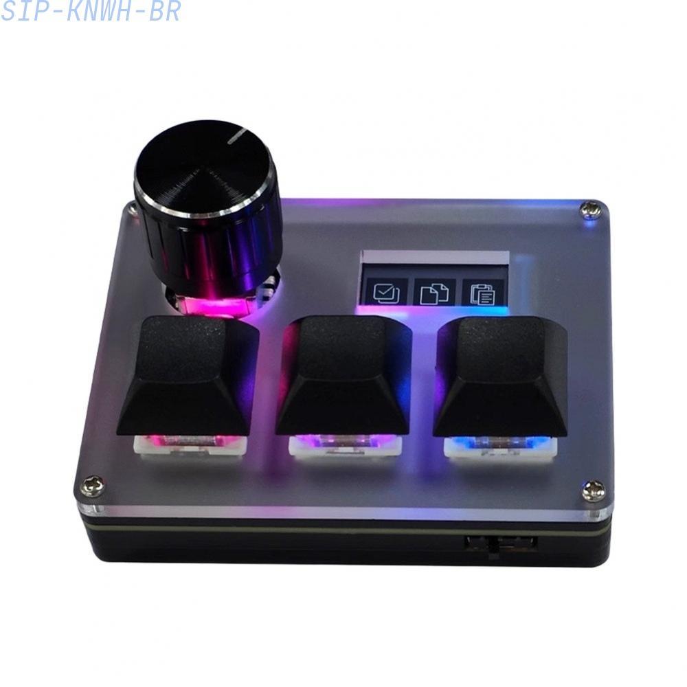 [SIP-KNWH-BR]Customizable Wired For gaming Keyboard with LCD Panel for Game Info and Graphics-New In 11-