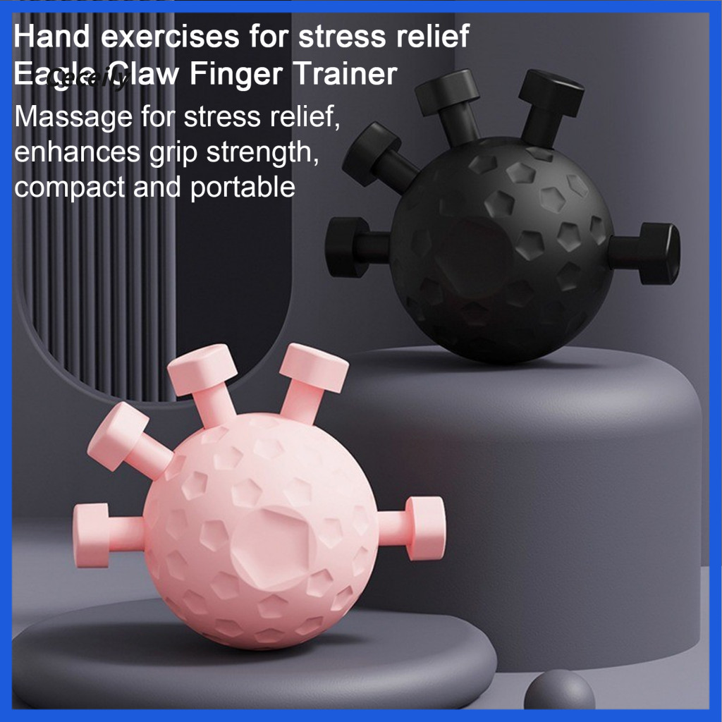Hand Strength Builder Grip Enhancer Strengthener Five Finger Exerciser Ergonomic Trainer for Arthritis Therapy Rehabilit