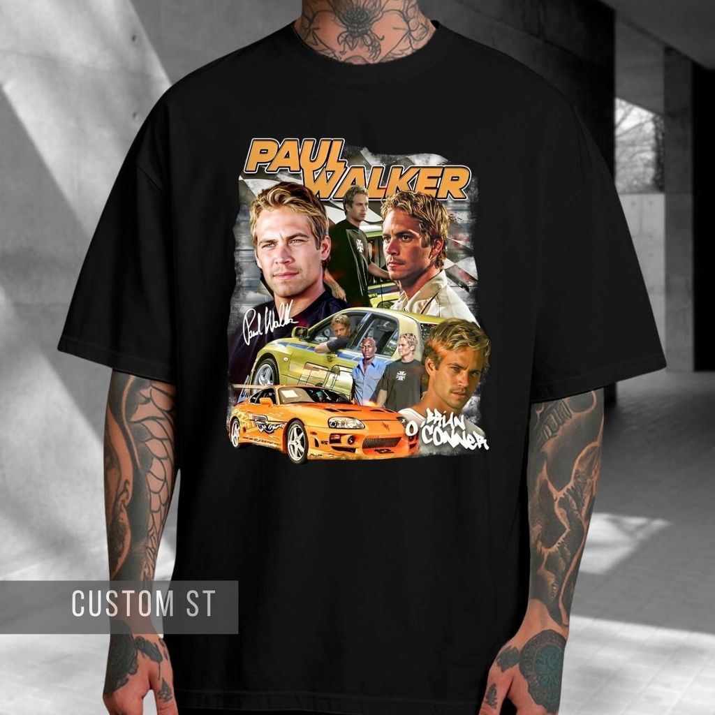 Camiseta Brian Oconner Fast And Furious Carro Choppers Paul Furiosos Piloto