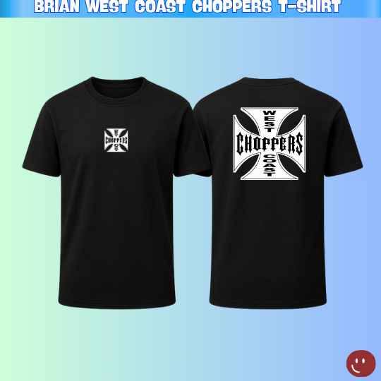 Camisa Unissex West Coast Choppers Brian O'Conner Fast and the Furious 100% Algodão