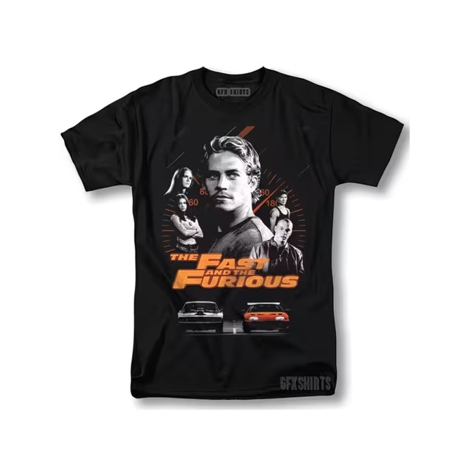 Camiseta Masculina Estampa do Filme Fast and Furious Moderna Atemporal Estilosa Tema Ação Casual