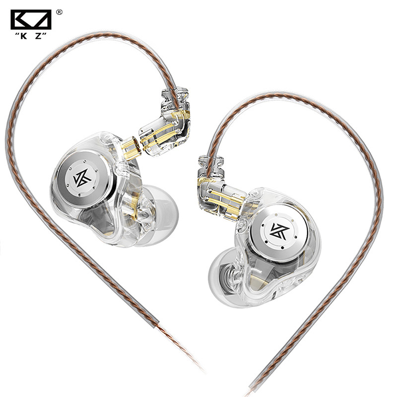 KZ EDX PRO Fones De Ouvido Intra-Auriculares Monitores 1DD Com Fio HiFi De Graves Profundos IEMs Gaming Audiophiles Para