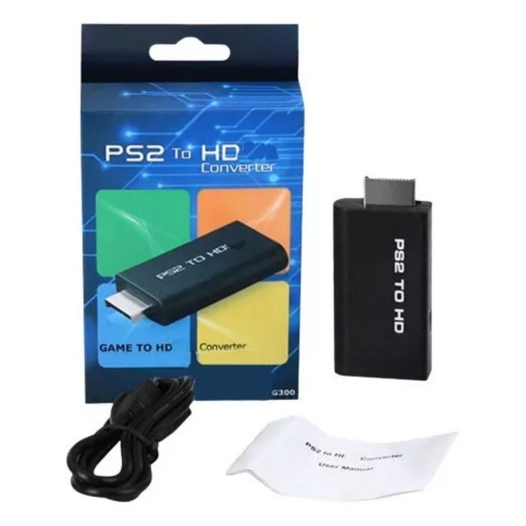 Adaptador Conversor Para Playstation 2 Ps2 P/ Hdmi Tv Monitor