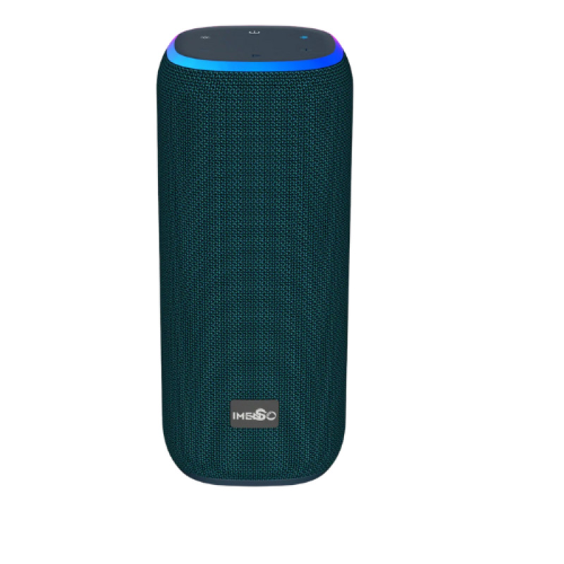 Caixa De Som Portátil Bluetooth 5.3 Imenso 60w Rgb Cor Azul