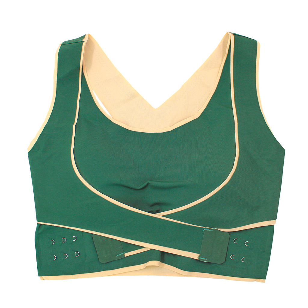 Sutiã Cinta Modeladora Levanta Seios Top Verde 3XL Premium