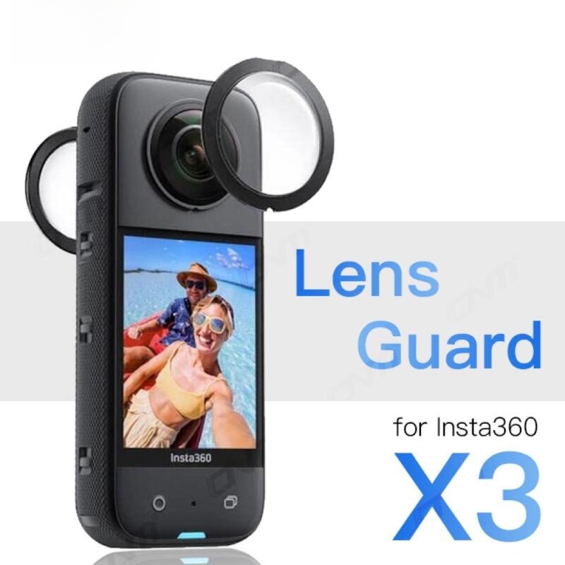 Novos Protetores De Lente Para Insta360 X3-Acessórios De Tampa Protetora Antiarranhões Premium . Novo Protetor Capa