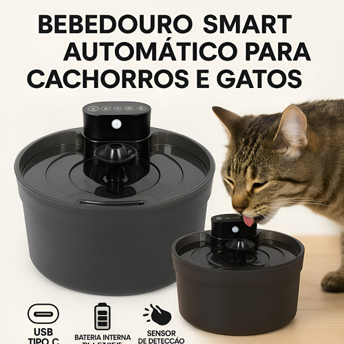 Bebedouro Pet Smart Com Desligamento Automático Novo lacrado