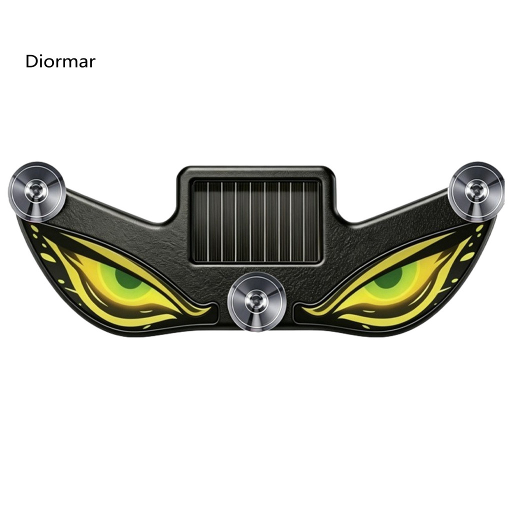 Dynamic Window Light Auto Glass Decoration Solar Demon Eye Car Wireless No-drill Led Devil Lamp for Suv Truck for Southe