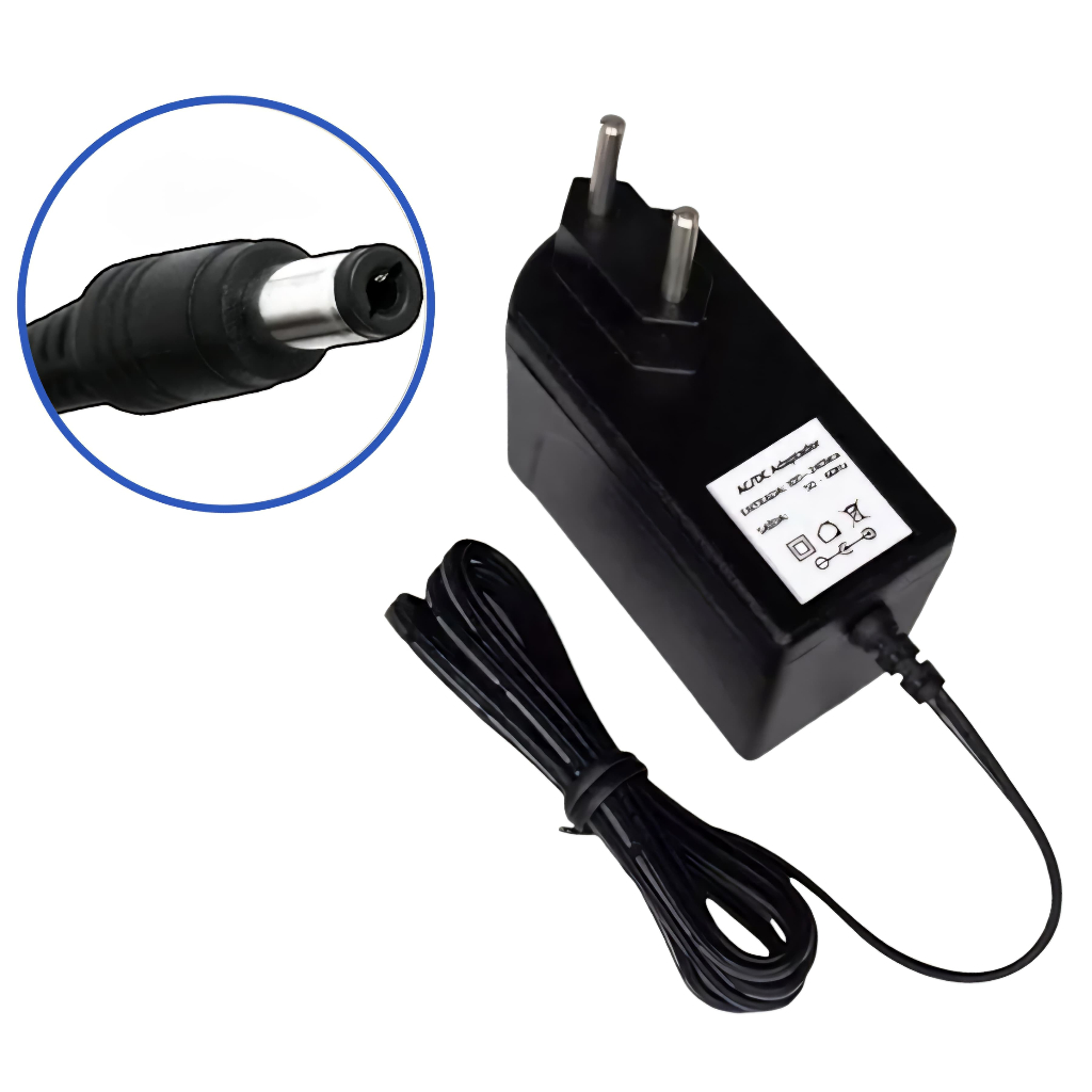 Fonte 9V 1.5A Bivolt Automática Para Teclados, Pedais e Pianos