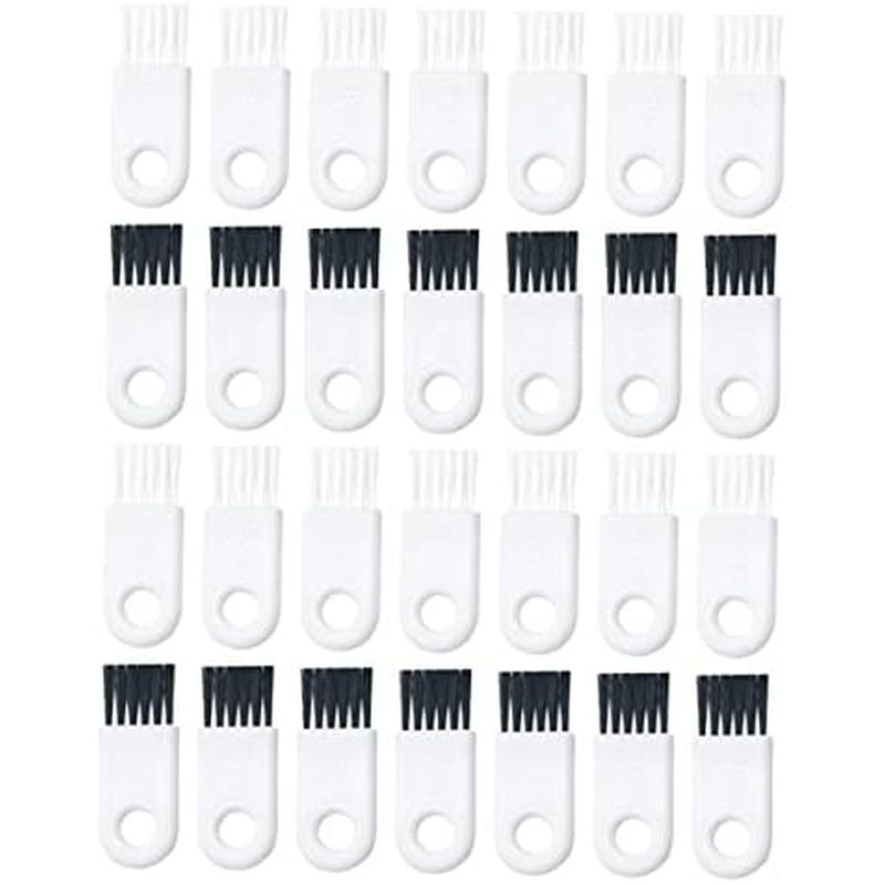 KOMBIUDA 30pcs Electric Shaver Cleaning Tools Brush for Keyboards and Hard Reach Spaces and Bristles for Grooming and Ma