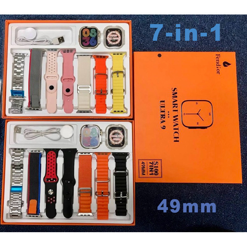 S100 Ultra 9 New Waterproof Smart Watch 7-in-1 49mm Full Touch Screen Sport Edition