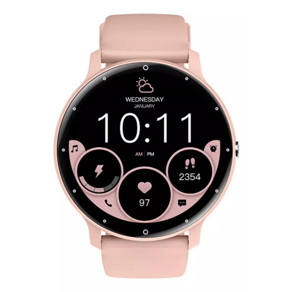 Smartwatch ZW02 Relógio Inteligente Masculino e Feminino Esportivo(Prova De Água IP67)