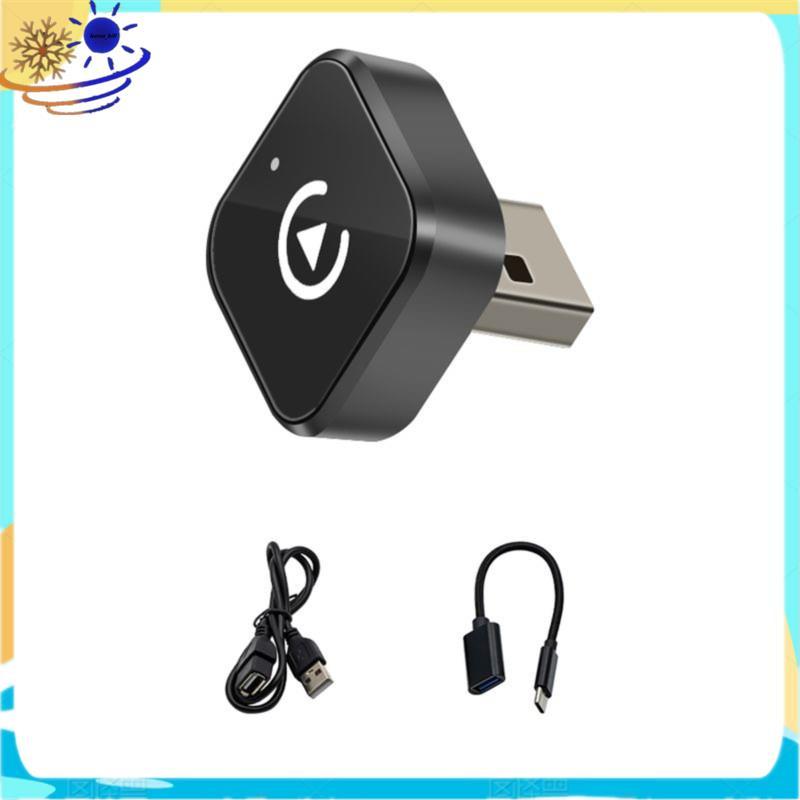[Le's Shop] CarPlay Sem Fio Android Auto 2 Em 1 Caixa Com Para Dongle Mini Smart Box Plug & Play Car
