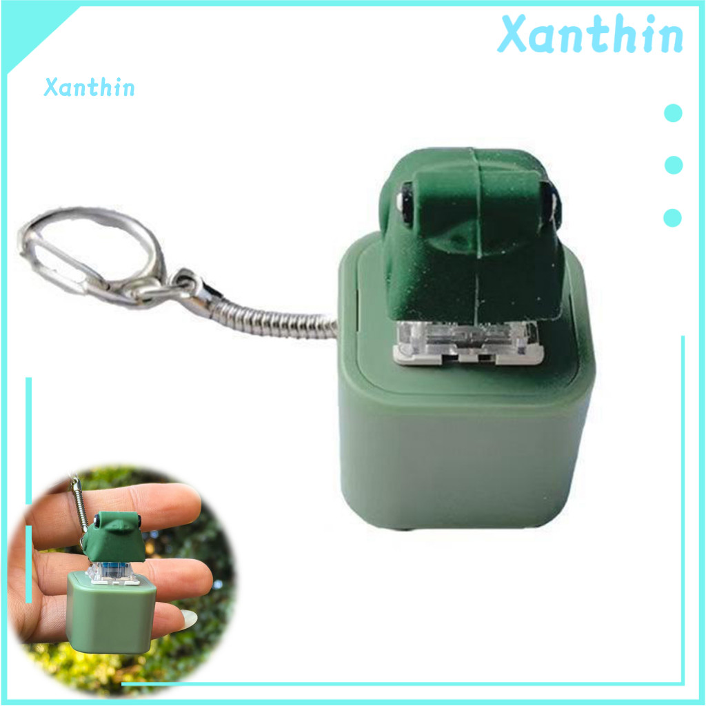 Frog Croaking Fidget Toy Keyboard Click 1/2/3 Pcs Led Light Stress Relief Keychain Portable Clicker for Anxiety Decompre