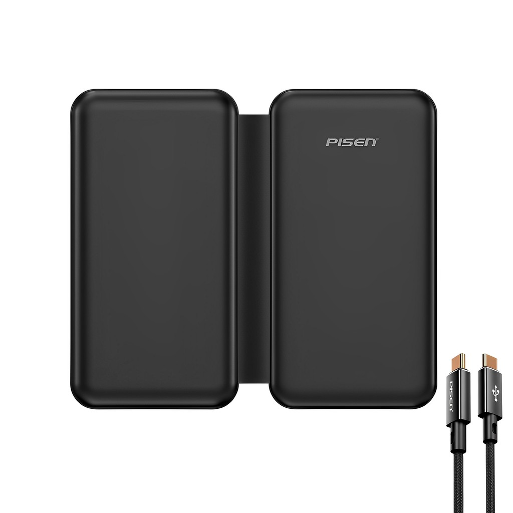 Pisen Travel 3 in 1 Multifunctional Magnetic Suction Wireless Charger F6 (K-9144-9132)