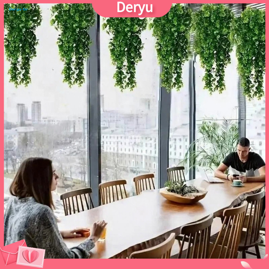 Plastic Greenery for Bedroom Fake Hanging Plants for Wall Decor Artificial Plant Vines – Flexible Waterproof Rattan Le