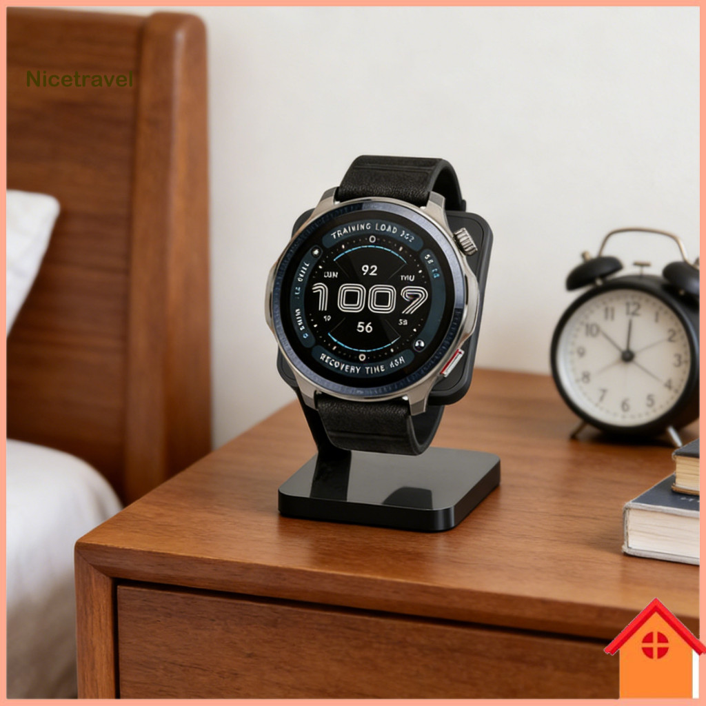 Magnetic Charger Stand Watch Charge Cable Fast Charging for Amazfit T-rex 3 / Balance 2 Smartwatch – Desk Holder Dock