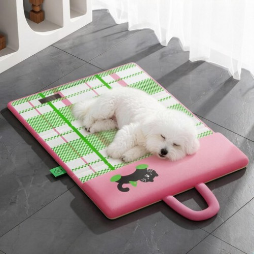 Summer Cooling Mat for Pets, Reversible Ice Mat for Dogs and Cats, Foldable Easy Storage Pad, Nest