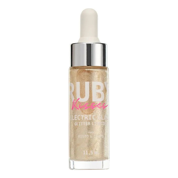 Glitter Liquido Electric Glaze - Ruby Kisses