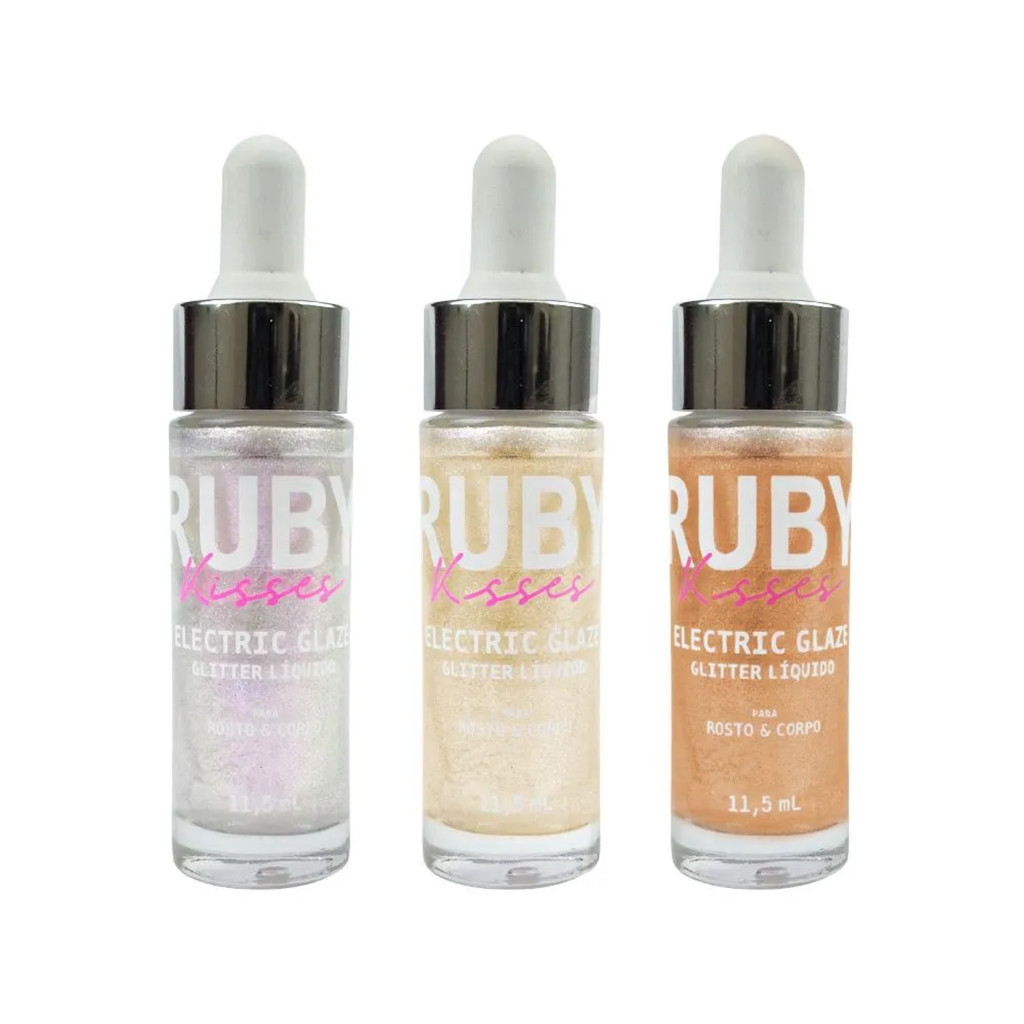 Glitter Líquido Electric Glaze Ruby Kisses