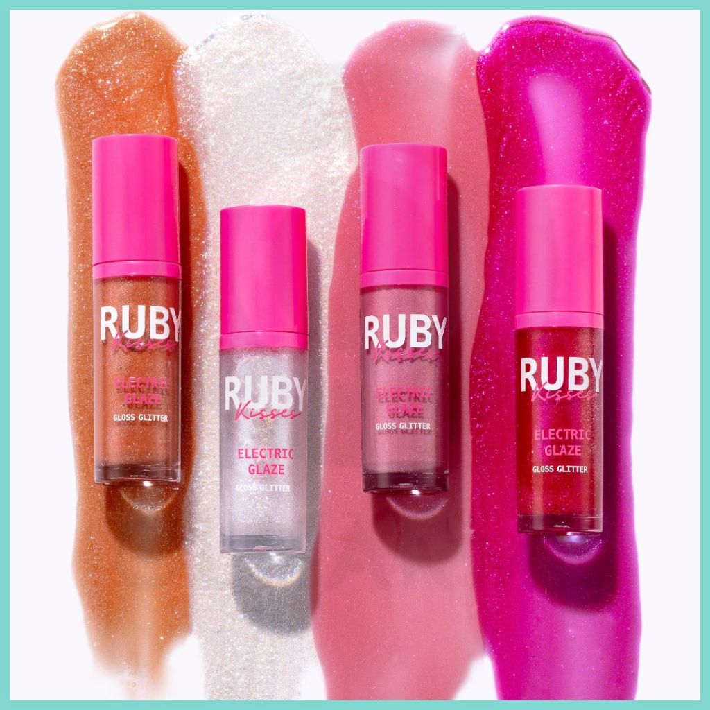 Gloss Glitter Electric Glaze - Ruby Kisses