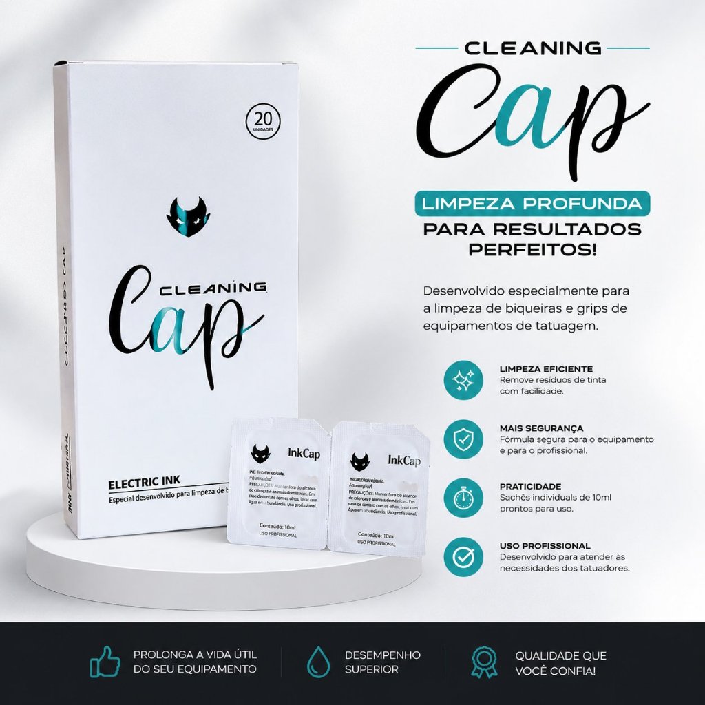 Esponja de Limpeza Electric Ink Cleaning Cap 20 Unidades