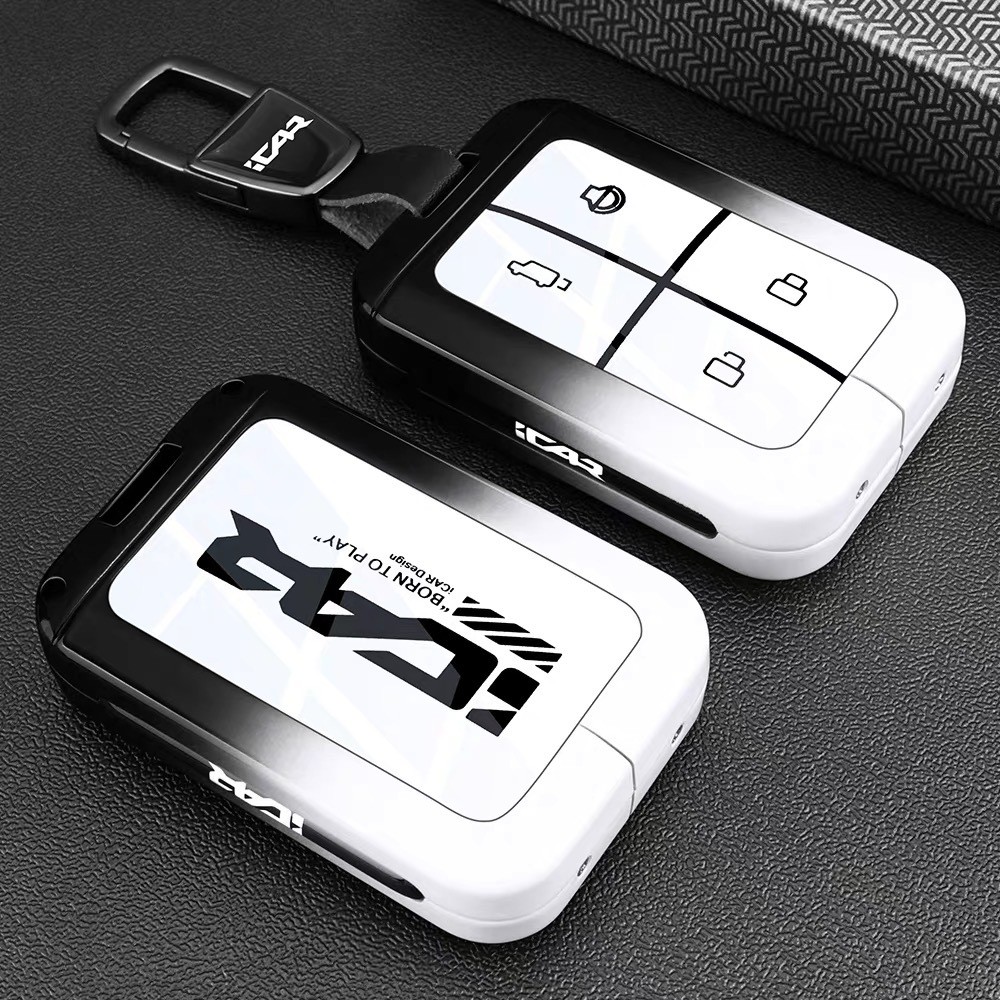Applicable iCaur V23 Key cover iCar V23 Pickup truck physical Bluetooth remote control protective case car key case for