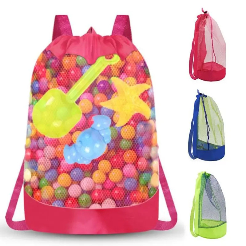 Waterproof Bags Large Capacity Beach Bag Foldable Portable Swimming Backpack Breathable Fast Dry Beach Toy Baskets Beach