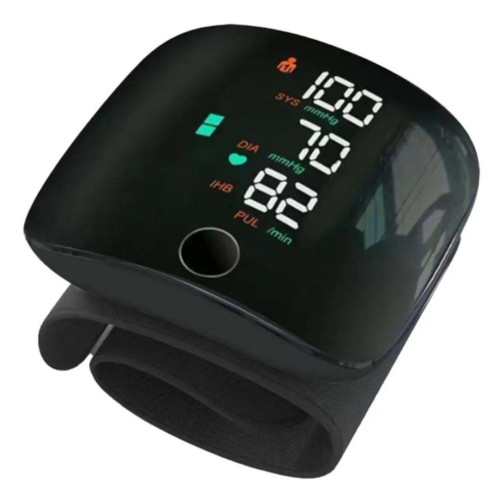 Aparelho De Pressão Digital Pulso Recarregável USB Automátic
