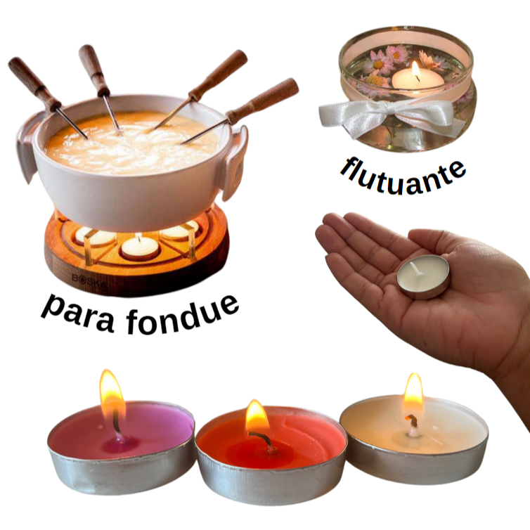 Mini vela em suporte rechaud colorida flutuante decoração spa mesa posta presente lembrancinha festa