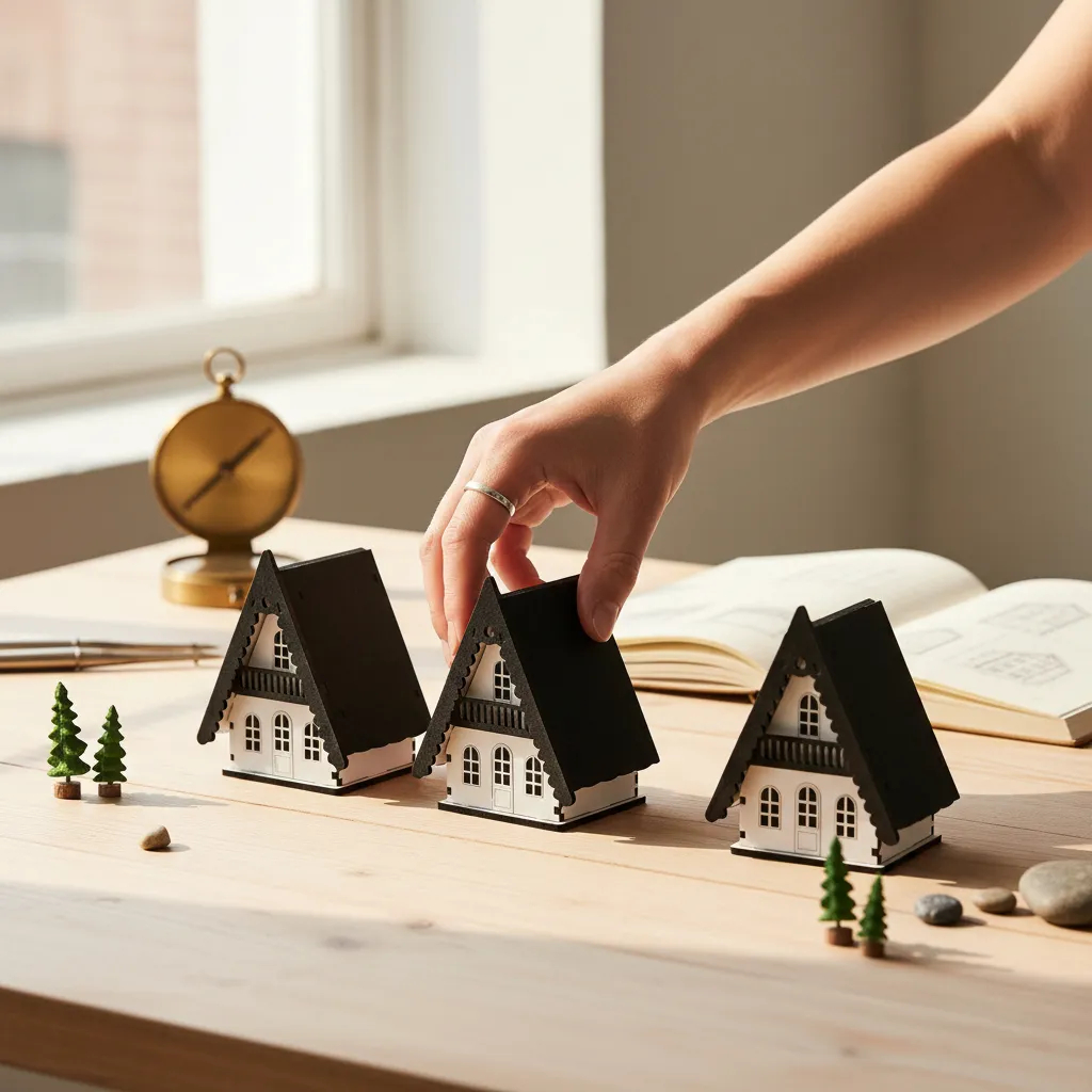 Mini Casinha Decoraçao Enfeite Suculentas Chalé enfeites de natal e decoração presépio de natal