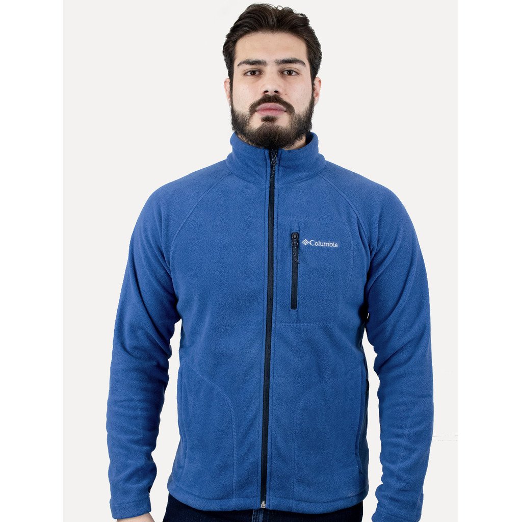 Jaqueta Columbia Fleece Fast Trek II Full Zip Original Azul