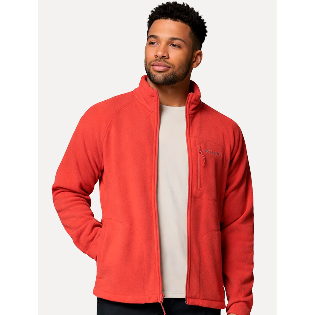 Jaqueta Columbia Fleece Fast Trek II Full Zip Vermelha