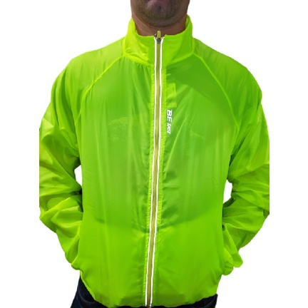 Jaqueta Bike Corta Vento Pedal Ciclista Esportes Academia Corrida Be Fast Proteção UV 50Fps Bike